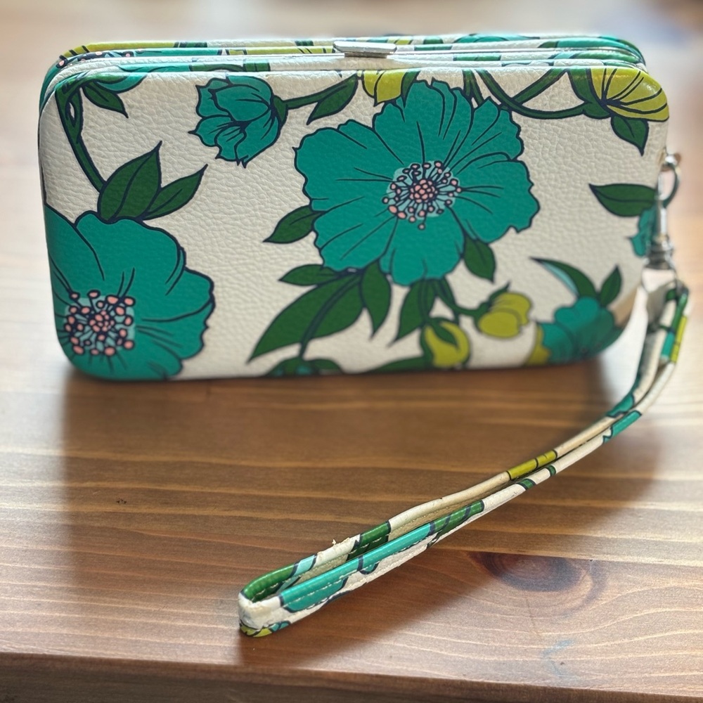 Floral Wristlet Clutch